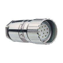 Maojwei M623-12a ,m23/12-pin Düz Dişi Servo Enkoder Konnektör