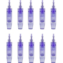 Dermapen İğnesi Dr. Pen Mavi Kapaklı 36 Pin X 10 Adet Set, Microblading İğnesi-721