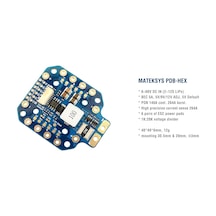 Matek Pdb-hex 12s W/ 264a Bec 5a Drone Güç Dağıtım Kartı