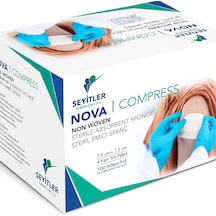 Compress 7,5cmx 7,5cm 4 Katlı Steril Emici Spanç - 100'lü Kutu Diğer