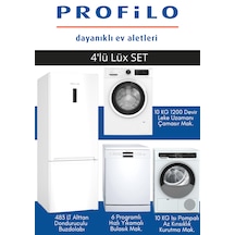 Profilo BD3055WECN - CGA25202TR - KM10610CTR - BM6320MA 4'lü Lüx Beyaz Eşya Set