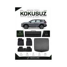 Nissan X-trail E-power 2026 Model Aracınıza Özel 4d Karbonlu Kauçuk Paspas Takımı Ve Bagaj Havuzu