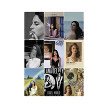 Lana Del Rey 3 No Desenli Tasarım Mini 9' Lu Fotokart Seti