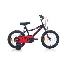 Carraro Red Eagle 16 Jant Hafif Aluminyum Çocuk Bisikleti Siyah Kırmızı 001