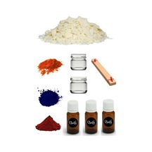 Soya Mum Yapım Seti, 1Kg Soya Wax, Cam Kavanoz, Esans, Boya,Fitil (526659428)