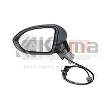 Vw Passat 2013- Dış Dikiz Aynası Sol Astarlı-otomatik Katlamalı 17 Pın Oem No:3g1857507bk