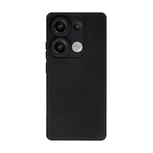 Xiaomi Redmi Note 13 4g Uyumlu Kılıf Nano İçi Kadife Silikon - Siyah