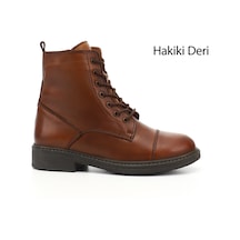 Gönderi(R) Gönderi R Kadın Taba Antik Fermuarlı Hakiki Deri Postal Bot Dkzb61342411 Taba