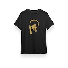 Cowboy Bebop Retro Vintage Spike Siyah Kısa Kol Erkek Tshirt 001