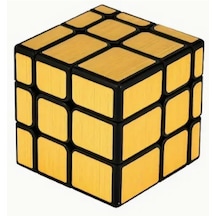 Zetconcept 3x3 Altın Rengi Aynalı Zeka Küpü, Profesyonel Hız Küpü, 3x3 Golden Mırror Ayna Küp -zeka Küpü - Pro