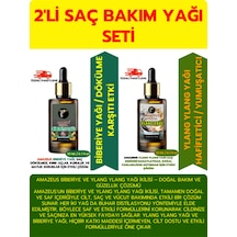 Amazeus Biberiye Yağı 20 Ml, Ylang Yağı 20 Ml İkilisi-%100 Saf Ve Doğal Uçucu Yağlar Bakım Seti 2x20 Ml