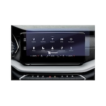 Skoda Octavia Uyumlu 10 İnç Araç Ekran Koruyucu Multimedya Nano 9h Kırılmaz Şeffaf