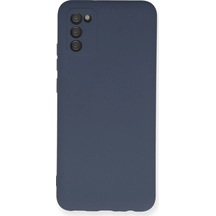 Newface - 402 -  Galaxy Uyumlu A03s Kılıf Nano İçi Kadife Silikon - Metemıx - - Gri