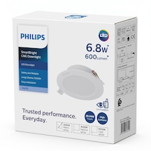Philips 6.8w 600 Lumen 3000k Sarı Işık Kesim Çapı 9mm Dış Çapı 150mm