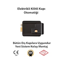 Elektrikli Kilitli Butonlu Kapı Otomatiği Bütün Dış Kapılara Uygun