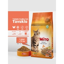 Mito La Adult Cat Tavuklu Yetişkin Kedi Maması 15 KG Mito La Adult Cat Tavuklu Yetişkin Kedi Maması 15 KG