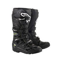 Alpinestars Tech 7 Enduro Drystar Motosiklet Botu Siyah Gri