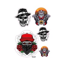 Sticker Seti Trend Karışık Ekipman Kask Motorsiklet 06 Nötr