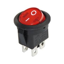 Ic-131-4 Yuvarlak Işıklı Anahtar On-Off 4 Bacaklı 100 Adet