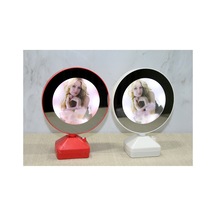 1 Adet Ledli Sihirli Ayna Çerçeve Modeli Alk3598 Led Aydınlatmalı Mini Ayna Magic Mirror Led Mirror 19 14 Cm L