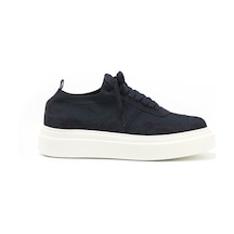Lacivert Sneaker Günlük Erkek 23954 Huds Triko Logolu Lacivert