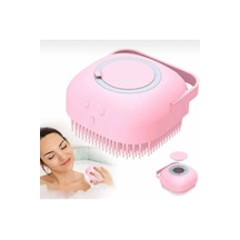 Hazneli Banyo Lifi Silikon Fırça Kese Çok Amaçlı Vücut Temizleme Kesesi