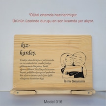 Münzevi Masaüstü Ahşap Rahle/tablet/kitap Tutucu--model016