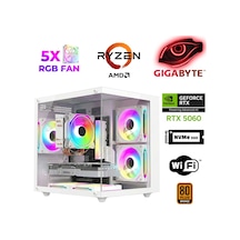 Xaser SAVAGE-X50 R5-7500F 16 GB 1 TB M.2 NVMe SSD 8 GB RTX5060 Free Dos Masaüstü Oyuncu Bilgisayarı