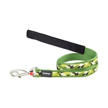 Kamuflaj Desenli Yeşil Köpek Uzatma Tasması Medium 20 Mm 1,2 Mt Çok Renkli