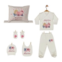 Bebemmarket Pia Baby Isme Özel Yastık Zıbın Set Gl 1931-08