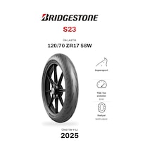 Bridgestone S23 120/70 Zr17 58w Ön Motosiklet Lastiği