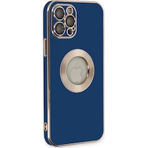 Newface Apple İphone 12 Pro Kılıf Store Silikon - Mavi