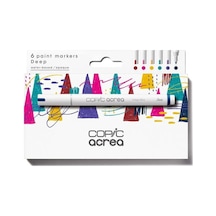 Acrea Paint Marker Set Of 6 Deep Colours