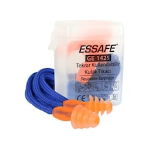 Essafe Ge 1425 Çam Tipi Kordonlu Ve Kutulu Kulak Tıkacı 34 Db 100'lü Paket