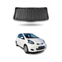 Toyota Aygo 2005-2014 Arası Uyumlu Araca Özel Kauçuk Tpe Bagaj Havuzu Siyah