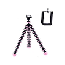 Kingma Akrobat Mini Ahtapot Tripod Telefon Tutucu Pembe