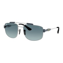 Ray-ban Rb3789m F1383m 58 Unisex Güneş Gözlüğü Gümüş