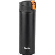 Tantitoni Mat Siyah Paslanmaz Çelik Termos 350ml Siyah