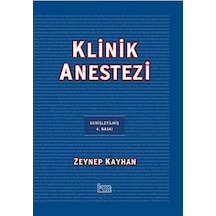 Klinik Anestezi