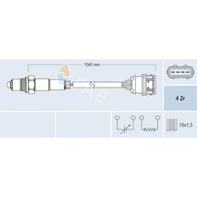 Vw Passat B6 Oksijen Sensoru 1.6 2006-2011 Bse Bsf Fae 77373