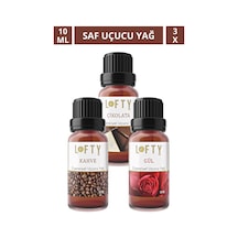Lofty Çikolata Kahve Gül Uçucu Yağ Buhurdanlık Esansı Oda Kokusu 10 ML