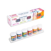 Guaj Boya 6 Renk x 15 ml 1 Paket Guaj Boyası Seti 6 lı Çok Renkli