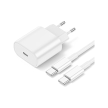 Iphone Type-c Girişli 15/16/17/ Pro/max Uyumlu Şarj Aleti Kablosu Adaptör Hızlı Şarz Cihazı -