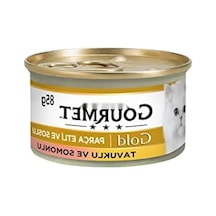 Yetişkin Kedi İçin Parça Etli Somon Ve Tavuklu Yaş Maması 85 G