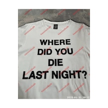 Tarzsokak Slogan Unisex Yazılı Oversize Tshirt Twgwbr33 Beyaz
