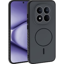 Noktaks - Redmi Note 15 Pro 4g Uyumlu - Kılıf Magsafe Şarj Destekli Tea Kapak - T40992 - Siyah Siyah