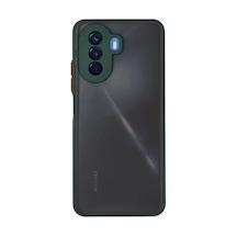 Jenerik Huawei Nova Y70 Kılıf Montreal Silikon Kapak - Yeşil