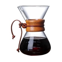 Ss 400ml Filtresiz 400ml Dayanıklı Cam Cezve Kahve Makinesi Cezve Espresso Kahve Makinesi V60 Paslanmaz Çelik Filtre Kabı