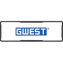 Gwest Gpet - 1 Yapışkanlı Pano Etiket Taşıyıcı 30x17 Mm Siyah 100 Adet