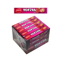Tofita Şeker 47 Gr 20'li Paket Çilek Aromalı 16'li Paket
